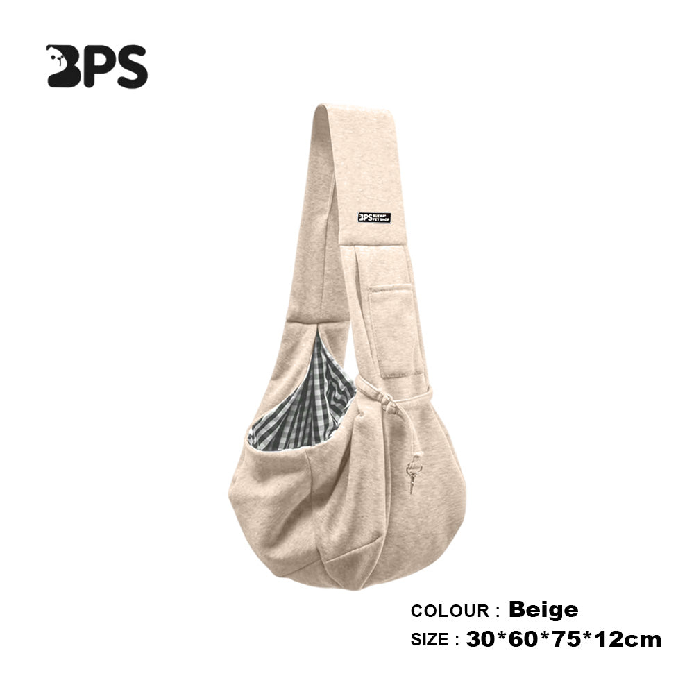 Confortable sac de chien en coton Pet Out Crossbody sac d'épaule Voyage extérieur Portable Chat Pupp