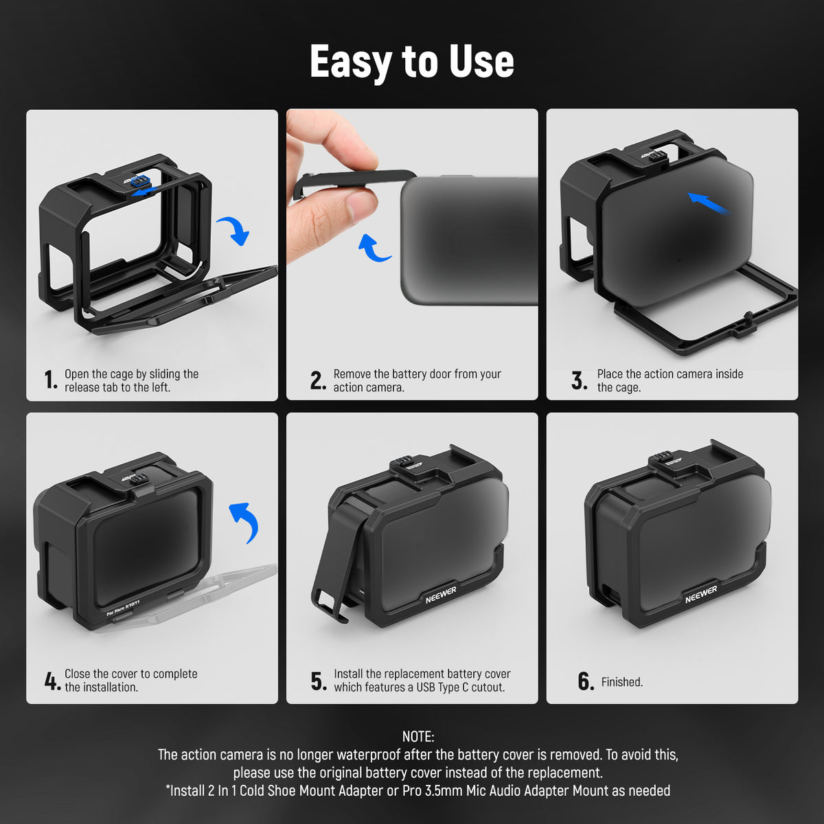 Plastic Rabbit Cage Expansion Manche de protection