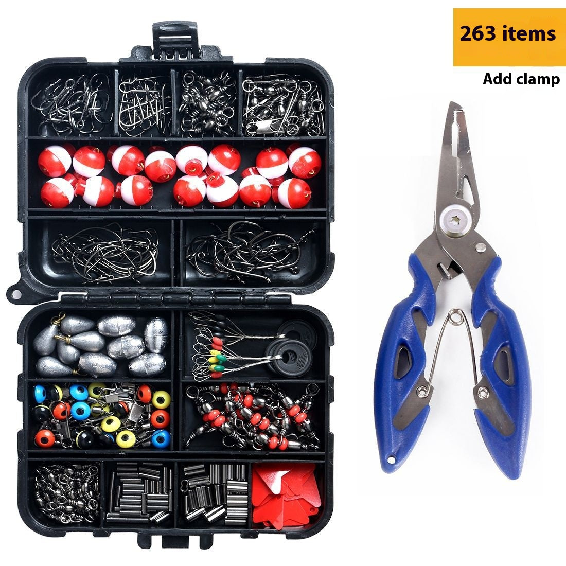 Tube de cuivre Sinker 263 pièces Accessoires de pêche costume