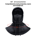 Tête thermique doublée de polaire Protection contre le vent Bandana Protection contre le froid Cyclisme Ma