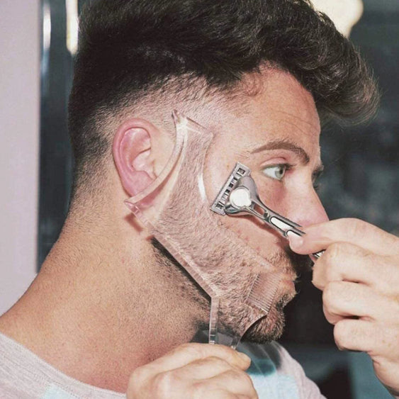 Peigne de modèle de stylage de la barbe et de la moustache