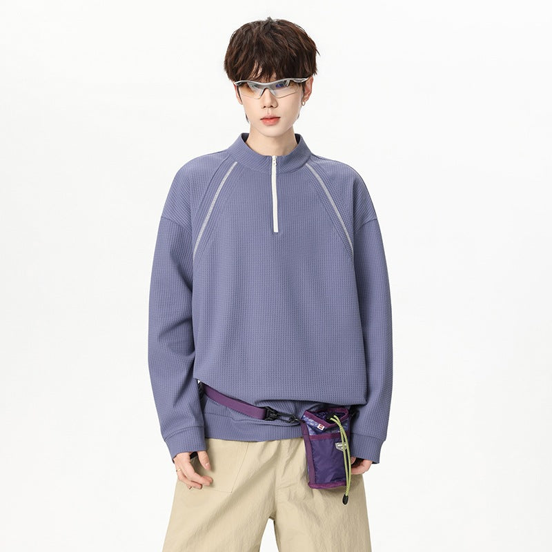 Sweat-shirt casual à manches longues pour hommes