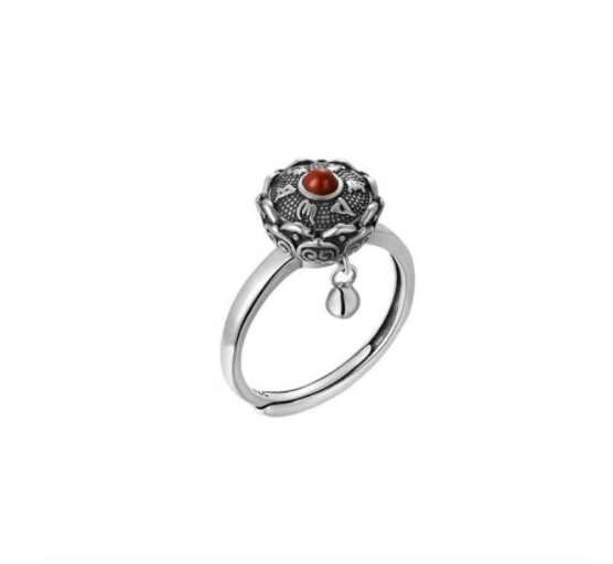 La mode La même douce bague tournante papillon