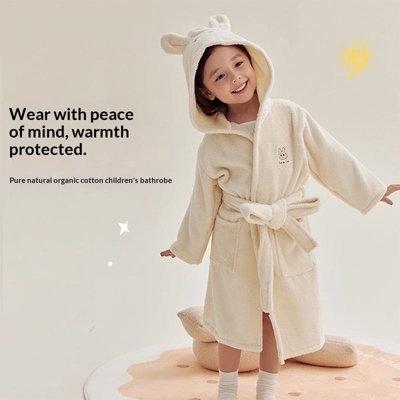 Chemise de nuit pour enfants Peigne de bain épais et absorbante pour filles