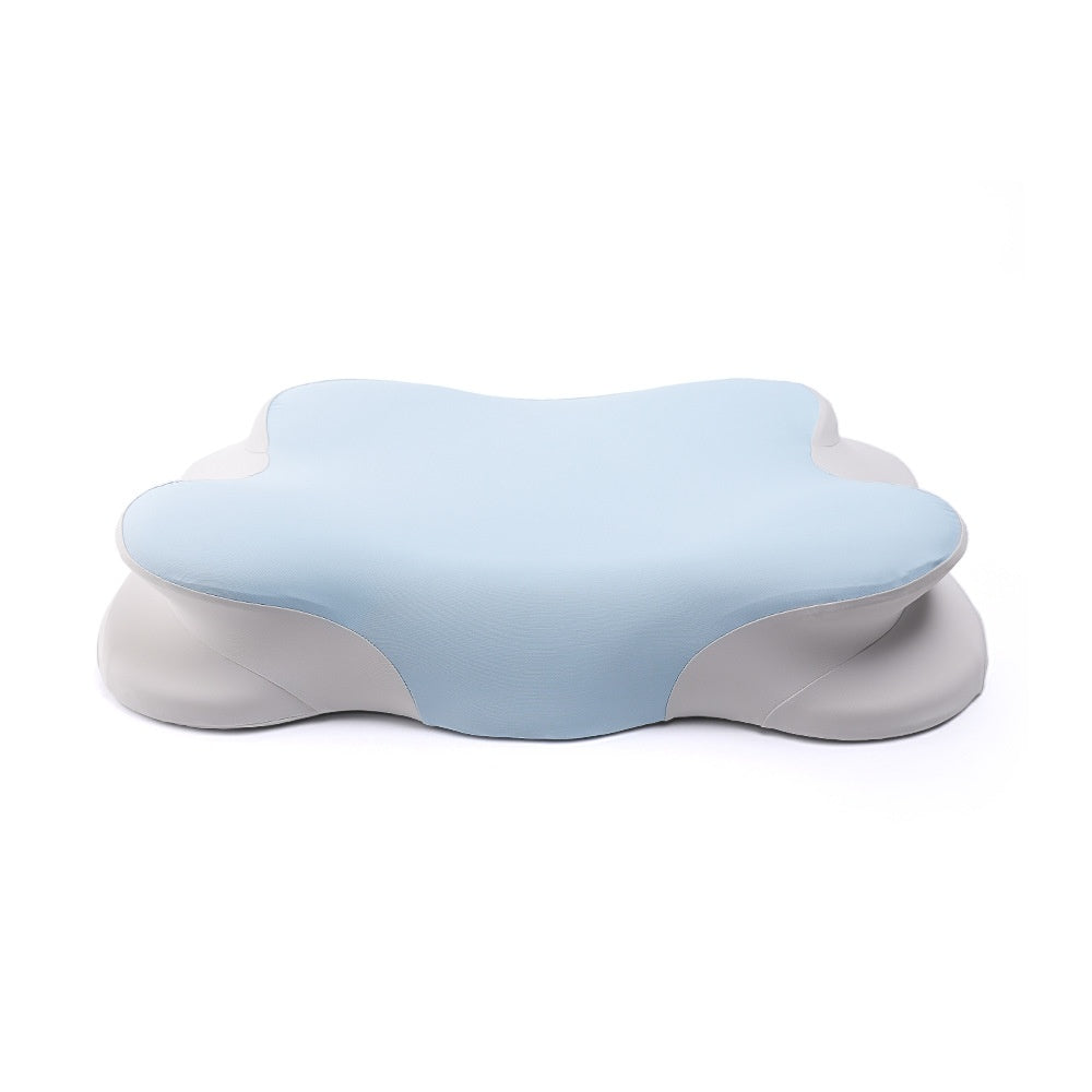 Oreiller de mémoire en soie de glace réglable en hauteur en forme de ménage