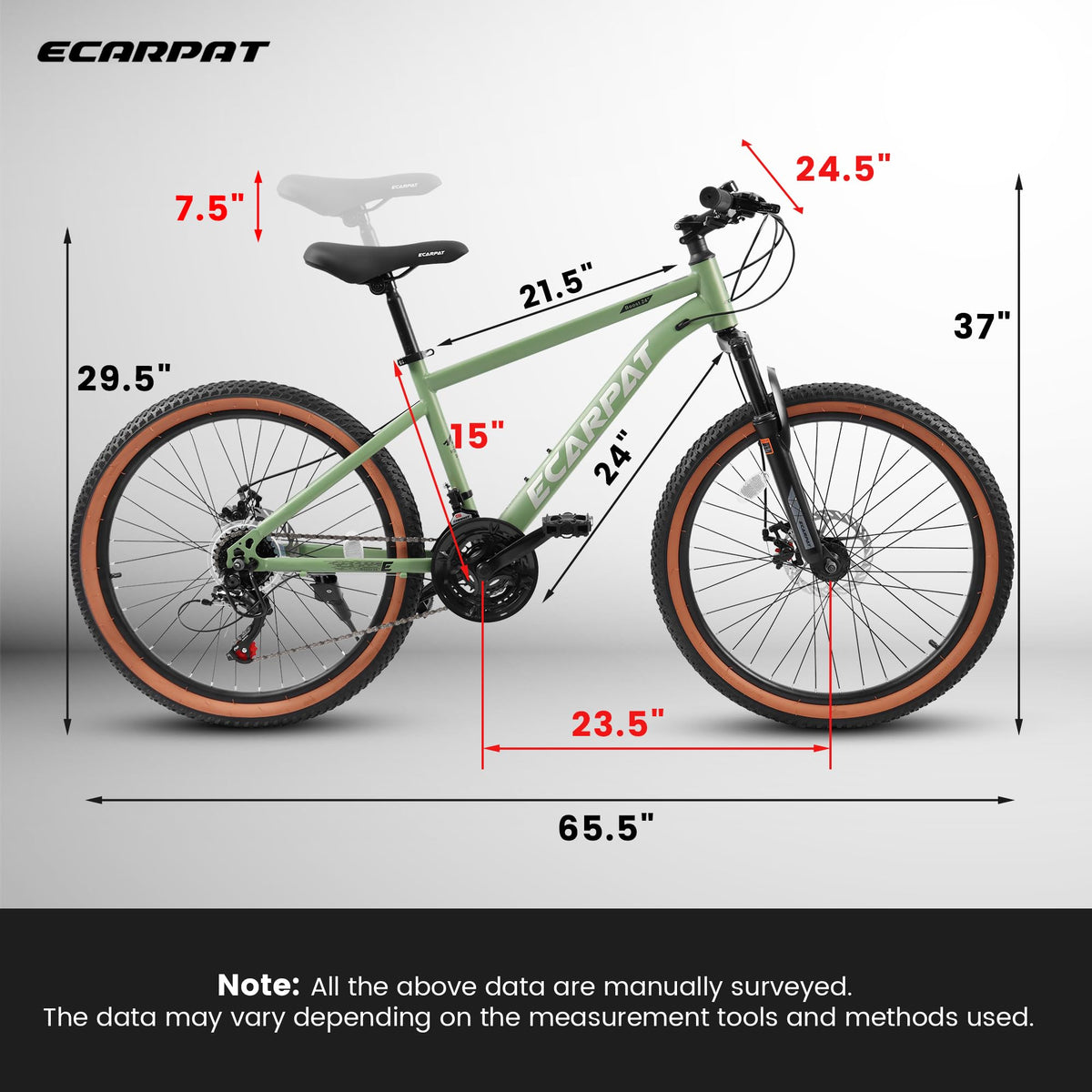 A24301 24-inch Mountain Bike for Teenagers