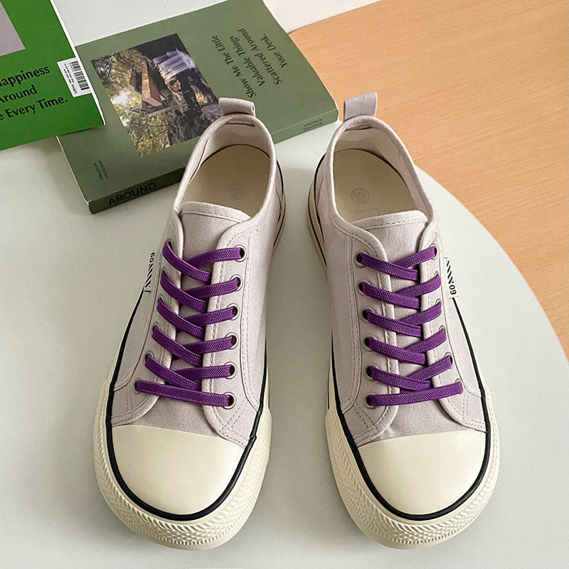 Femmes Mango Toile Chaussures Dentelle plate-forme Talon plat