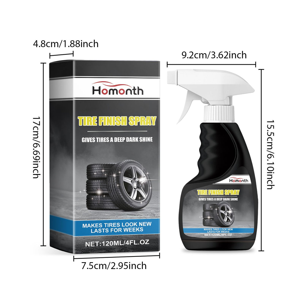 HOMONTH Automotive Tire Shine Spray