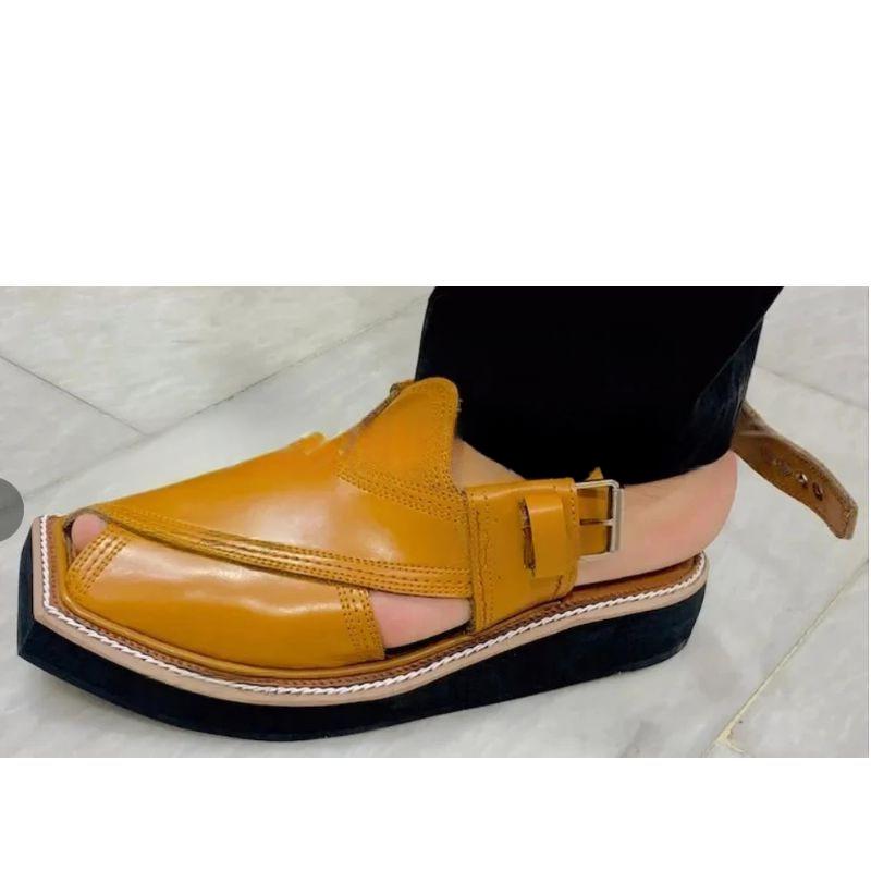 Men's fashion casual woven leather sandals