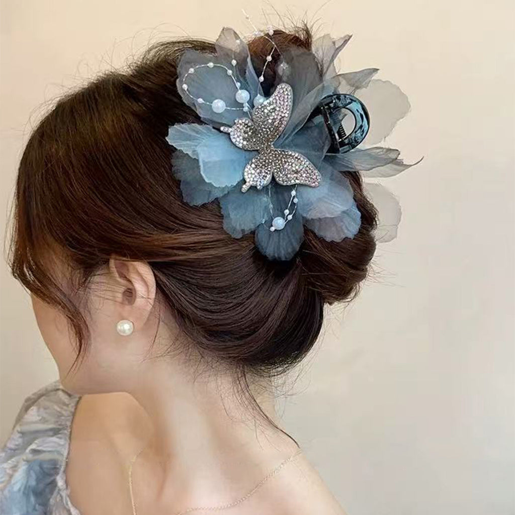 Élégante Bow élégant Updo Shark Clip cheveux accessoire