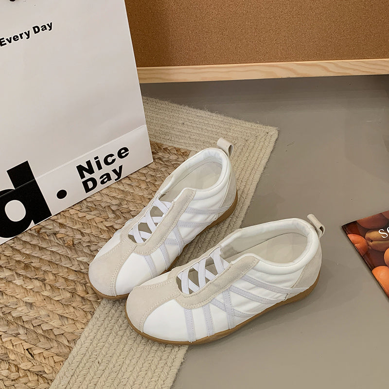 Femmes Versatile Style Coréen Platform Toile Chaussures Été Arrivée Trendy Confortable Ligh