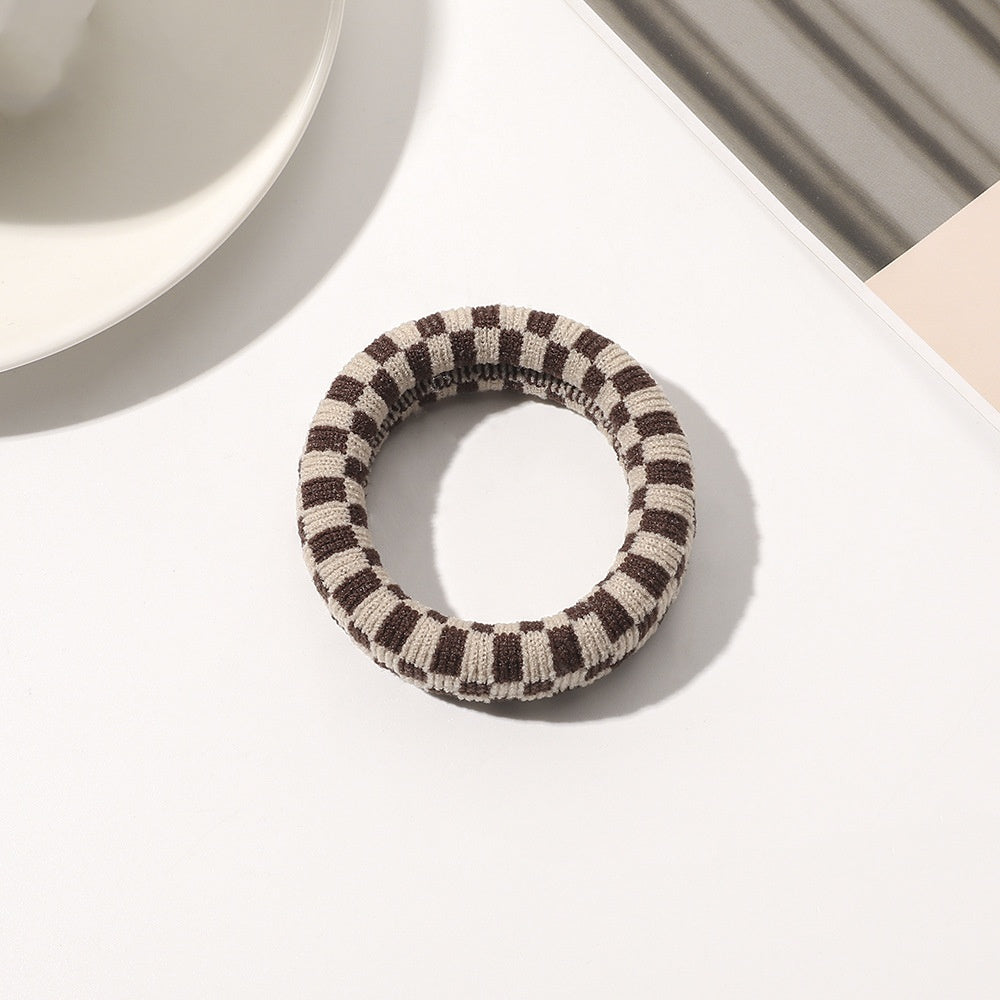 Serviette en caoutchouc grossier Bracelet simple anneau de cheveux
