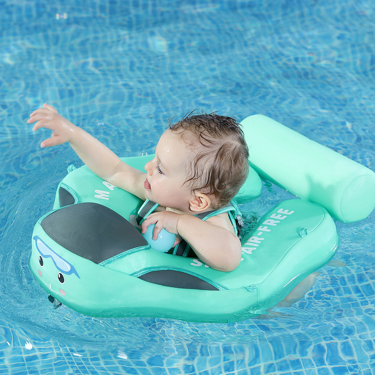 Collier de bain pour bébé non gonflable