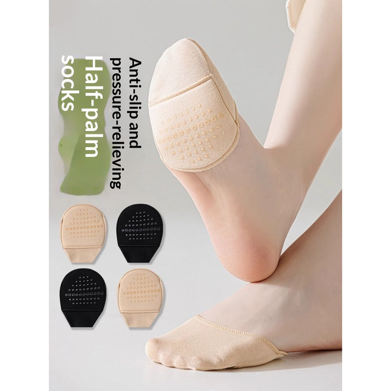 Chaussettes pour femmes de couleur solide à porter avec talons hauts