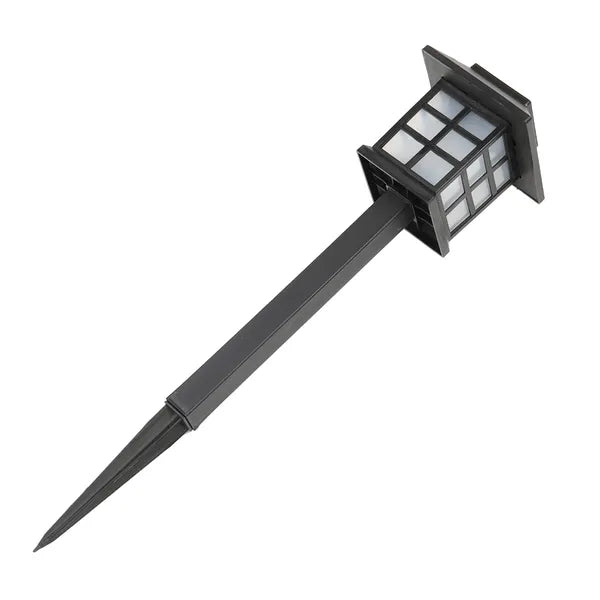 8pcs lumière de jardin de lanterne solaire LED blanche