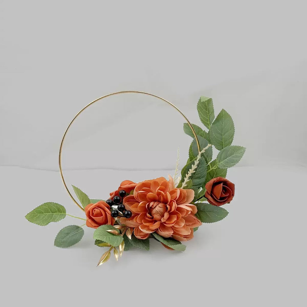 Décor de boucle florale artificielle pour les mariages