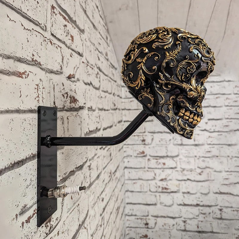Porte casque de moto Rack Wall Mount Hat Stand Display Rack Skull Rack