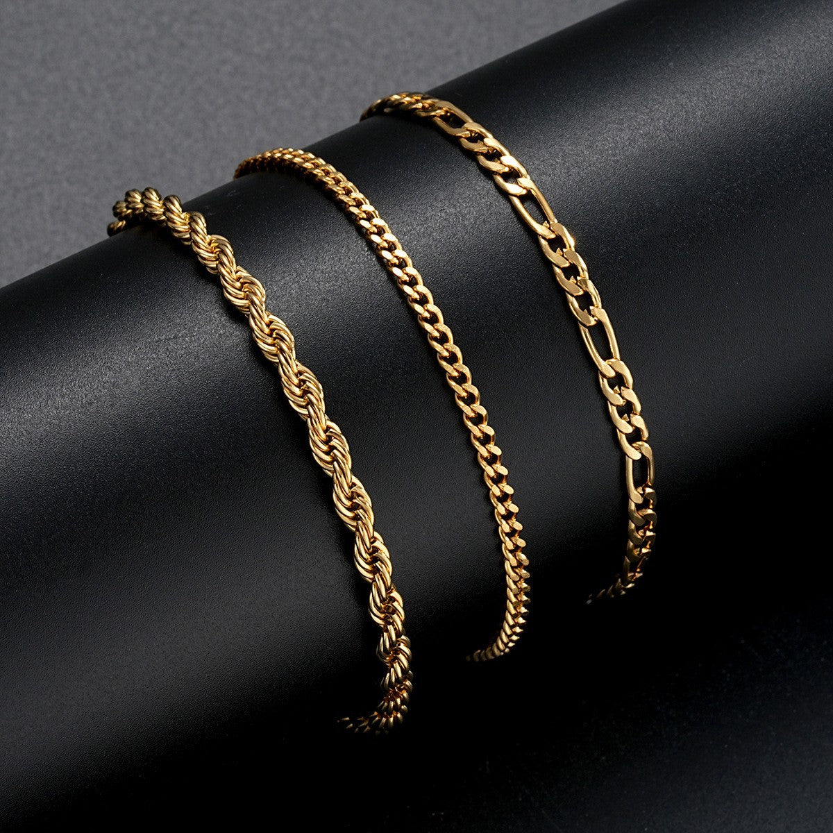 Bracelet homme et femme en acier inoxydable de style européen et américain