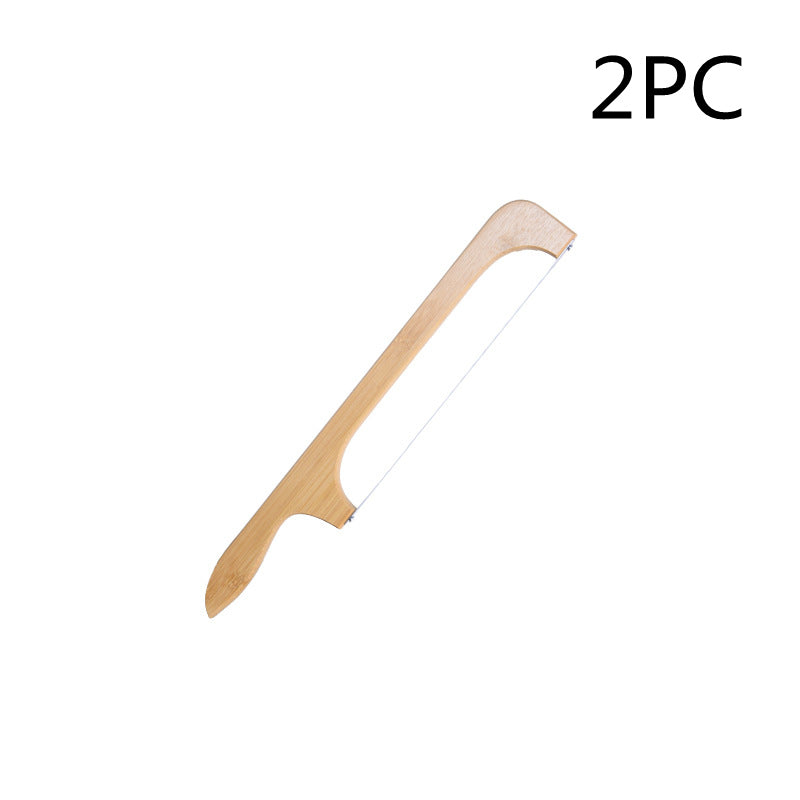 Couteau de coupe à pain déraillé résistant au cintrage en bois