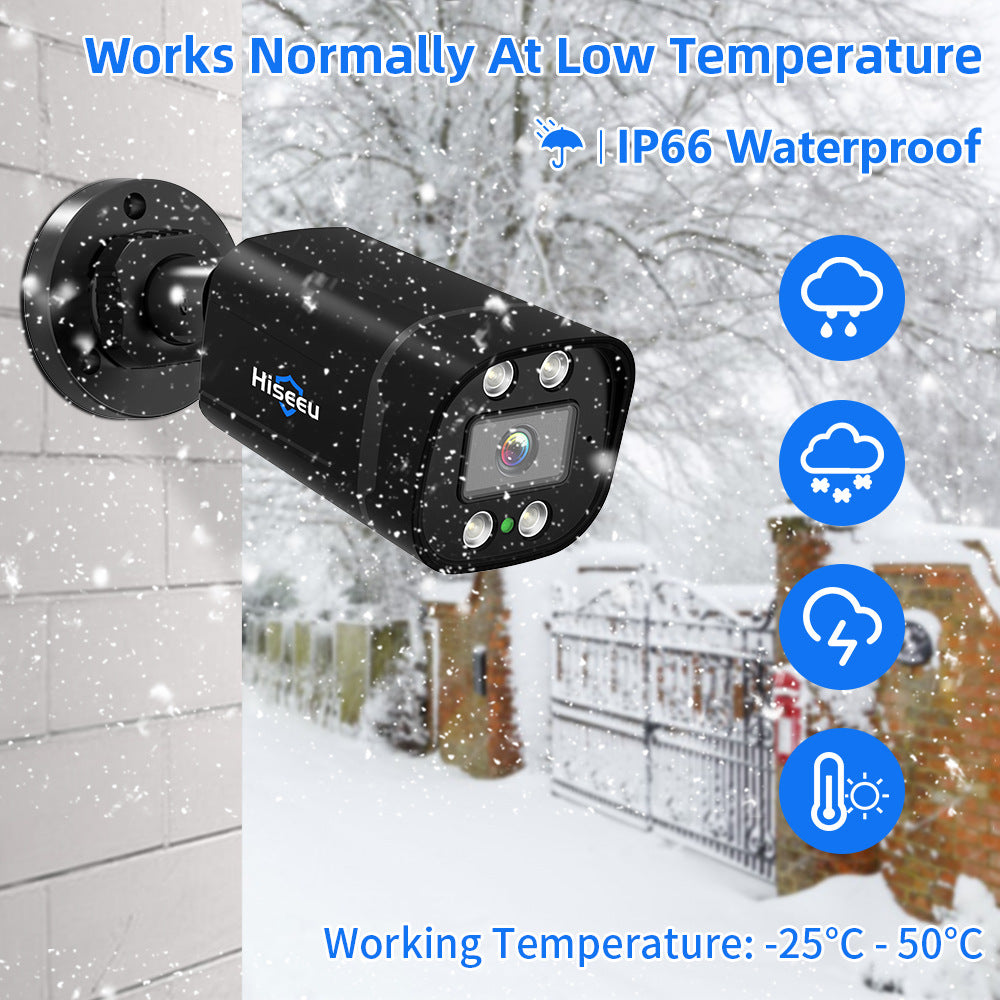 Outdoor Waterproof Commercial HD 5 Million AHD Wired Network Monitoring Suite Caméra