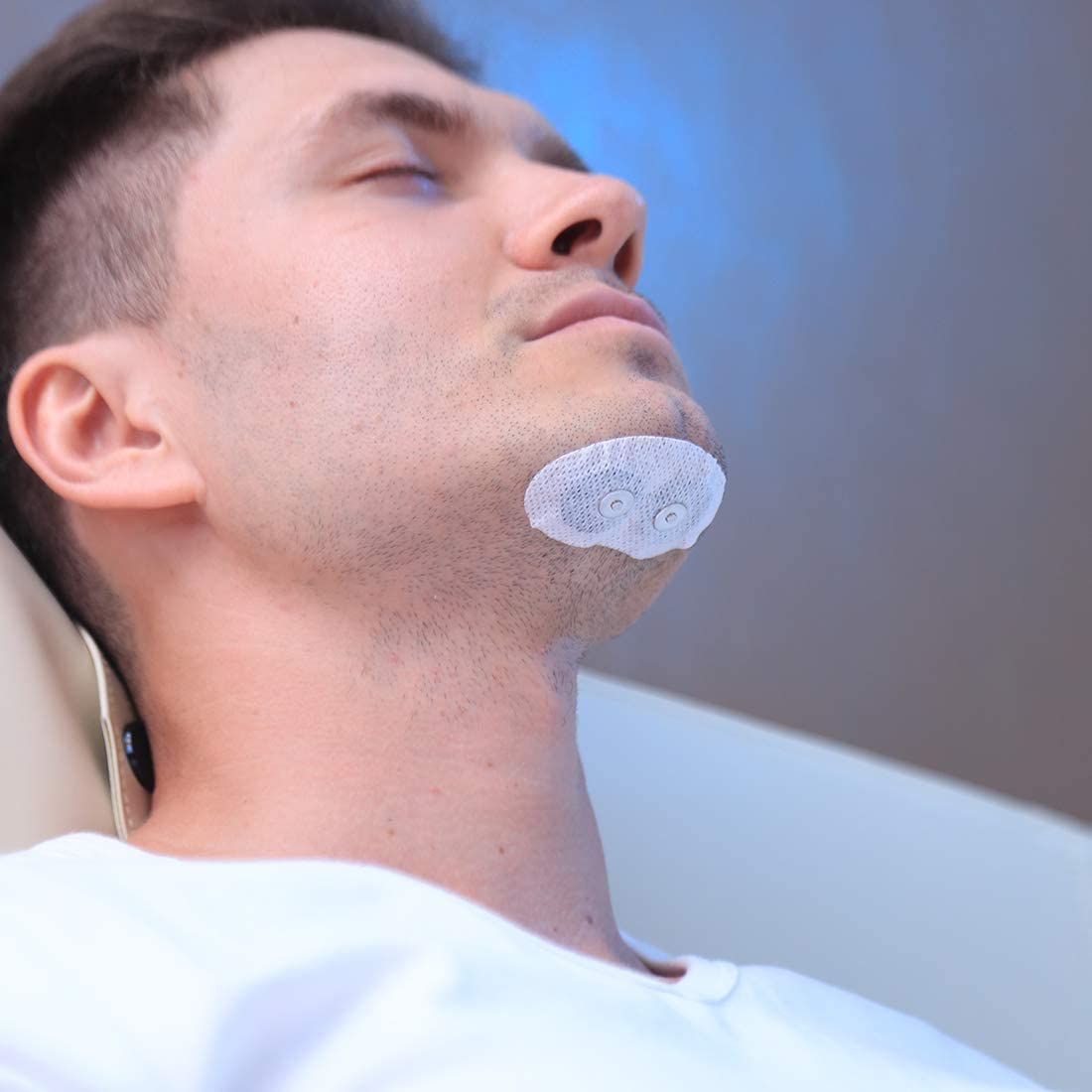 Dispositif anti-ronflement intelligent Stimulateur musculaire électronique plus avec des bandes conductrices de 20pcs