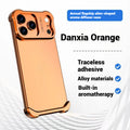 Boîtier de téléphone en aluminium aromathérapie en forme spéciale