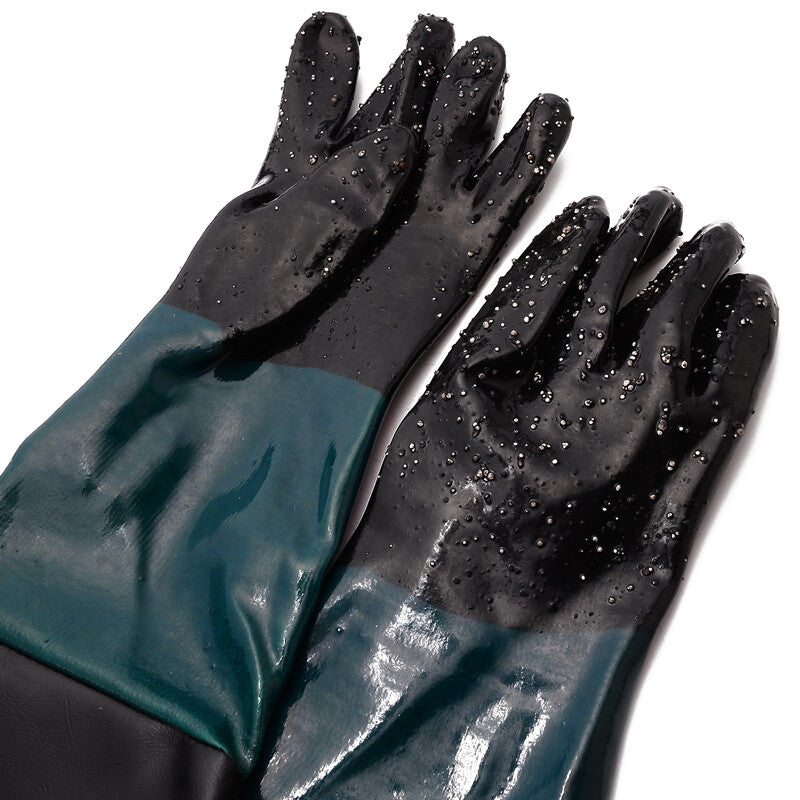 Gants antidérapants en sablage 60cm pour blast de sable