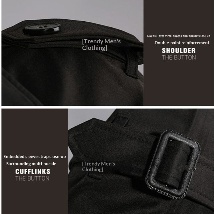 Manteau long à manches simples et élégant de taille Plus
