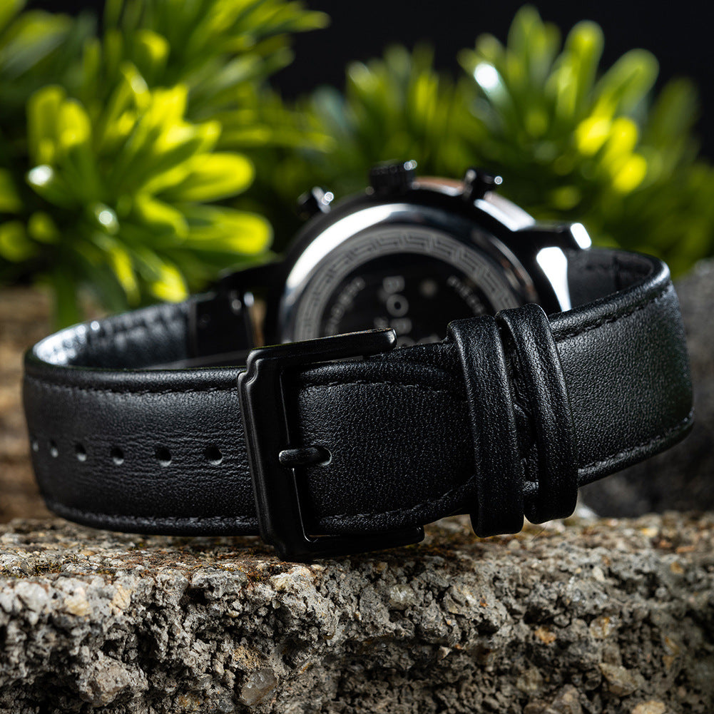 Montre vintage homme en bois