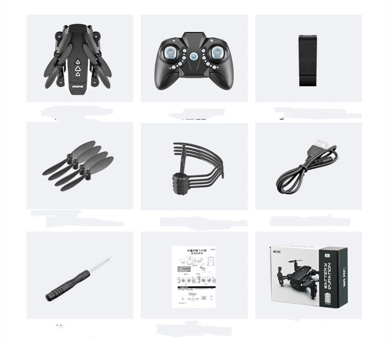 Photographie aérienne 4k Quadcopter à hauteur fixe avec télécommande longue endurance