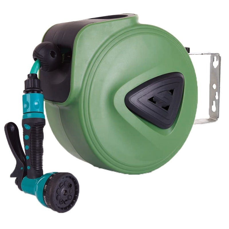 Qiya Automatique Retractable Reel Water Drum Bobbin Winder Outils pneumatiques 10 M PVC Wat