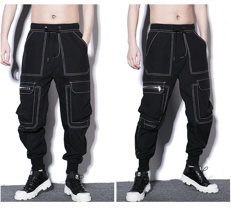 Pantalons Casual Homme pour Jeunes Version Coréenne