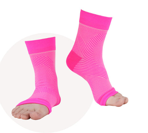 Soutien à la cheville Yoga élastique Danse Sports Pression Manches Chaussures de pression