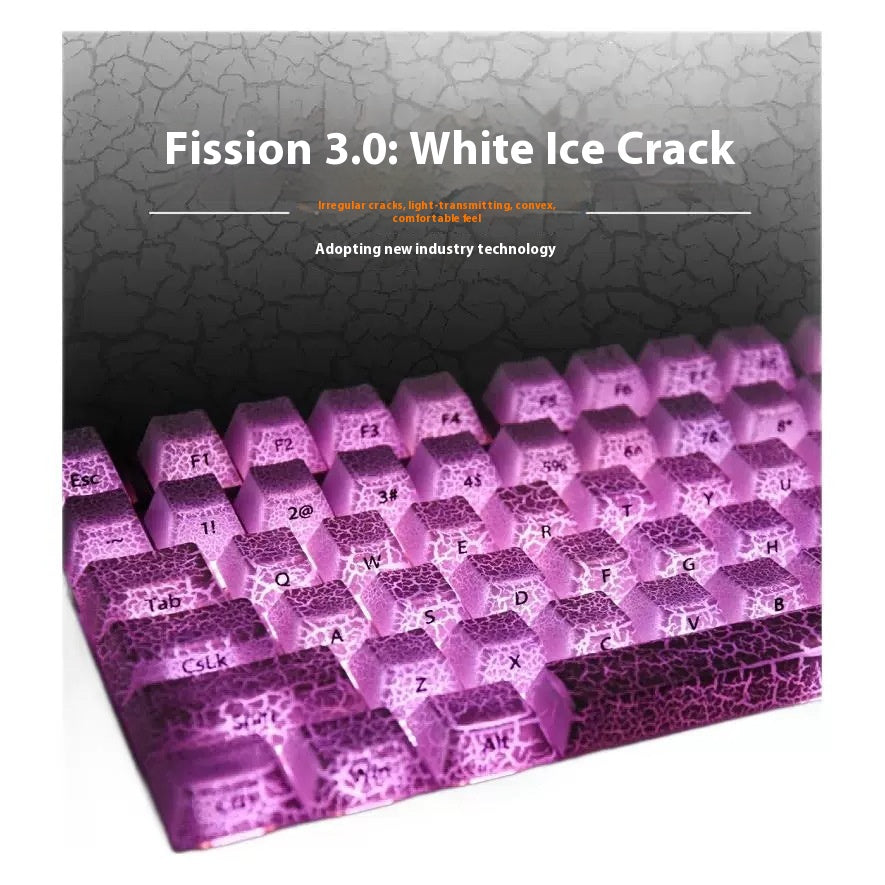 Capuchon-clef blanc de carving latéral transparent