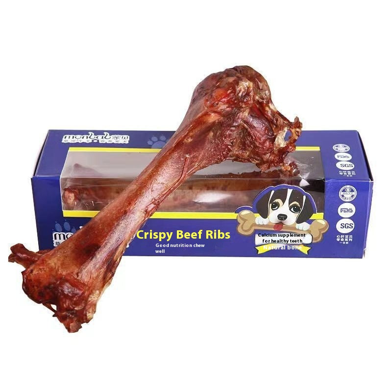 Snacks de chien Molar Long Lasing Boeuf Marrow Bone