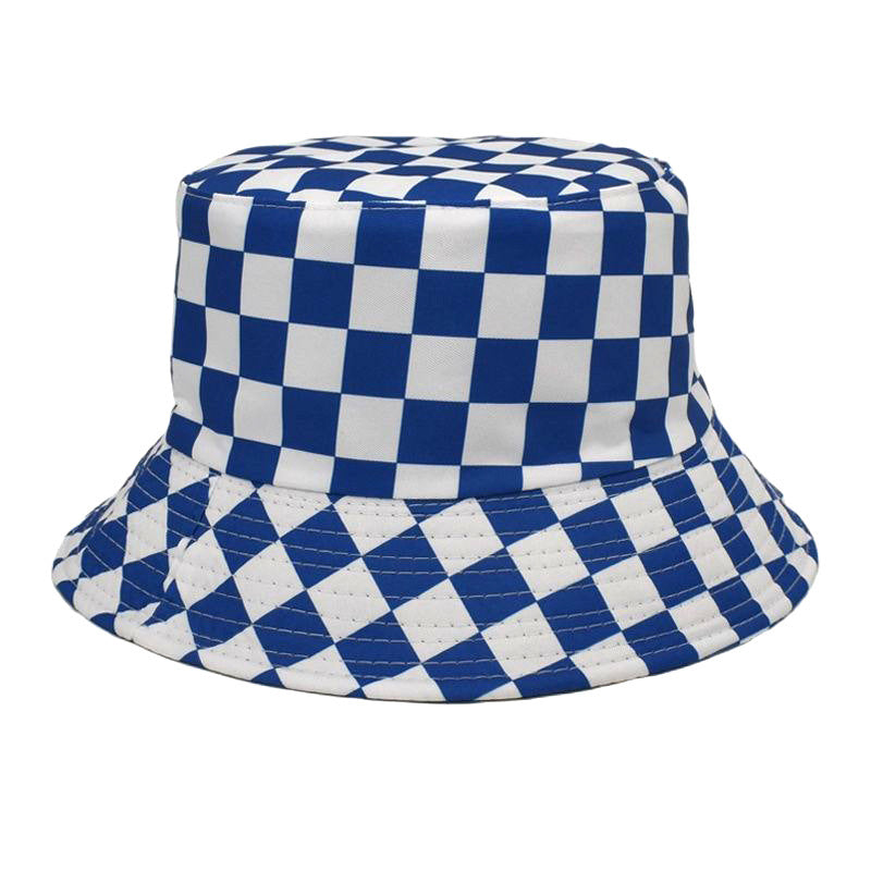 Outdoor Travel Sun Hat Cotton Man Chapeau de seau double face