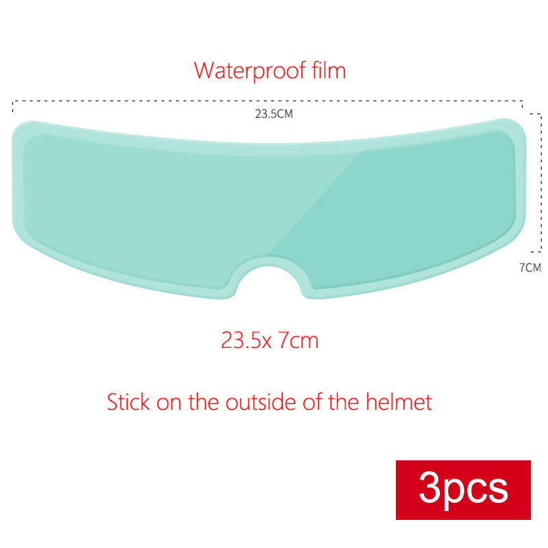 Film imperméable et anti-brouillard pour casques de moto