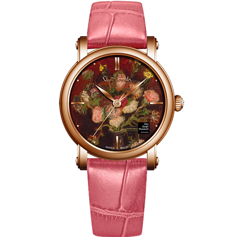 Van Gogh Aster and Oleander Series Montres pour femmes à quartz