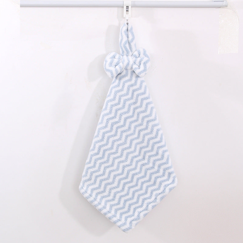 Serviette de nettoyage de la main de Fleece de corail