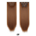 Ensemble d'extensions capillaires 6-pièces