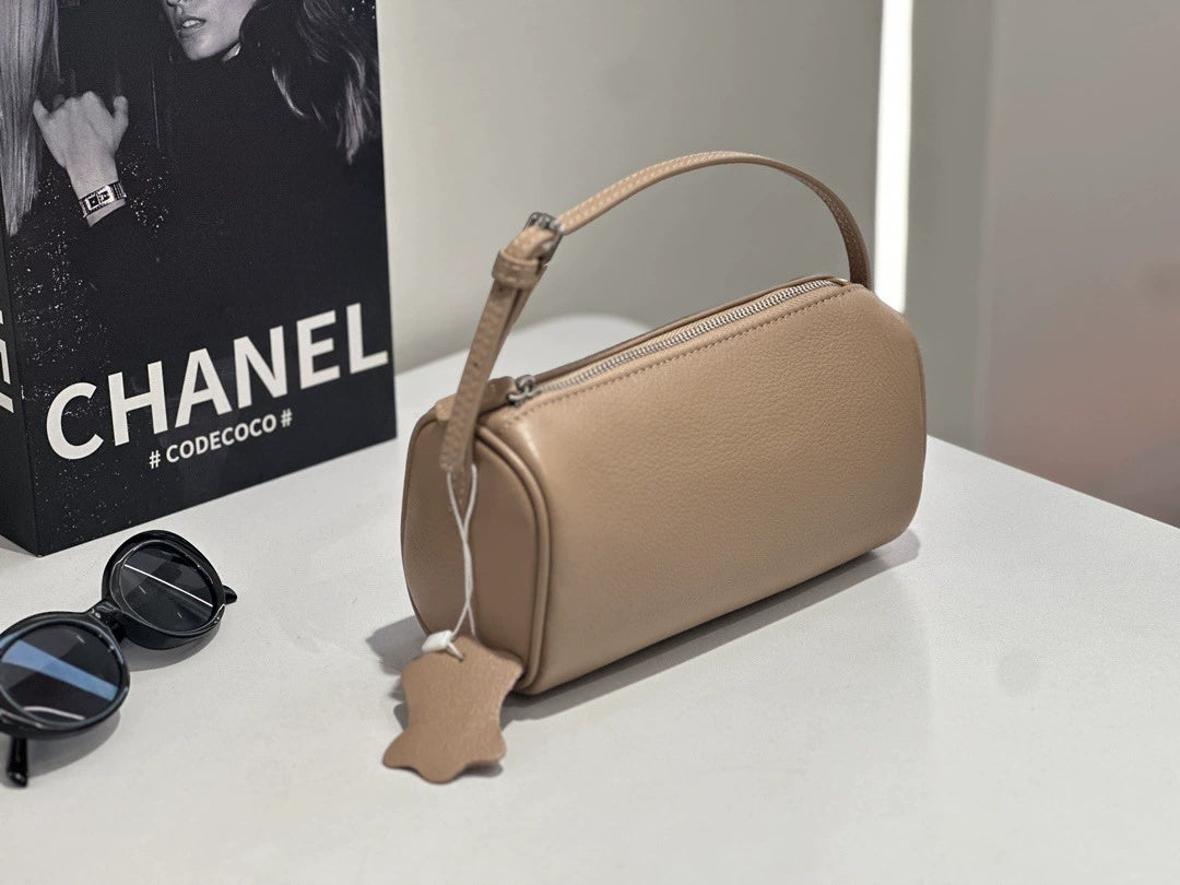 Sac de support de stylo à épaule populaire personnalisable en cuir de vache de couche supérieure pour les femmes