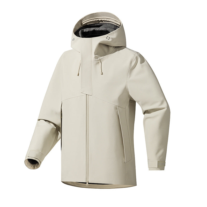 Hommes Outdoor Windbreaker Casual Veste à capuche