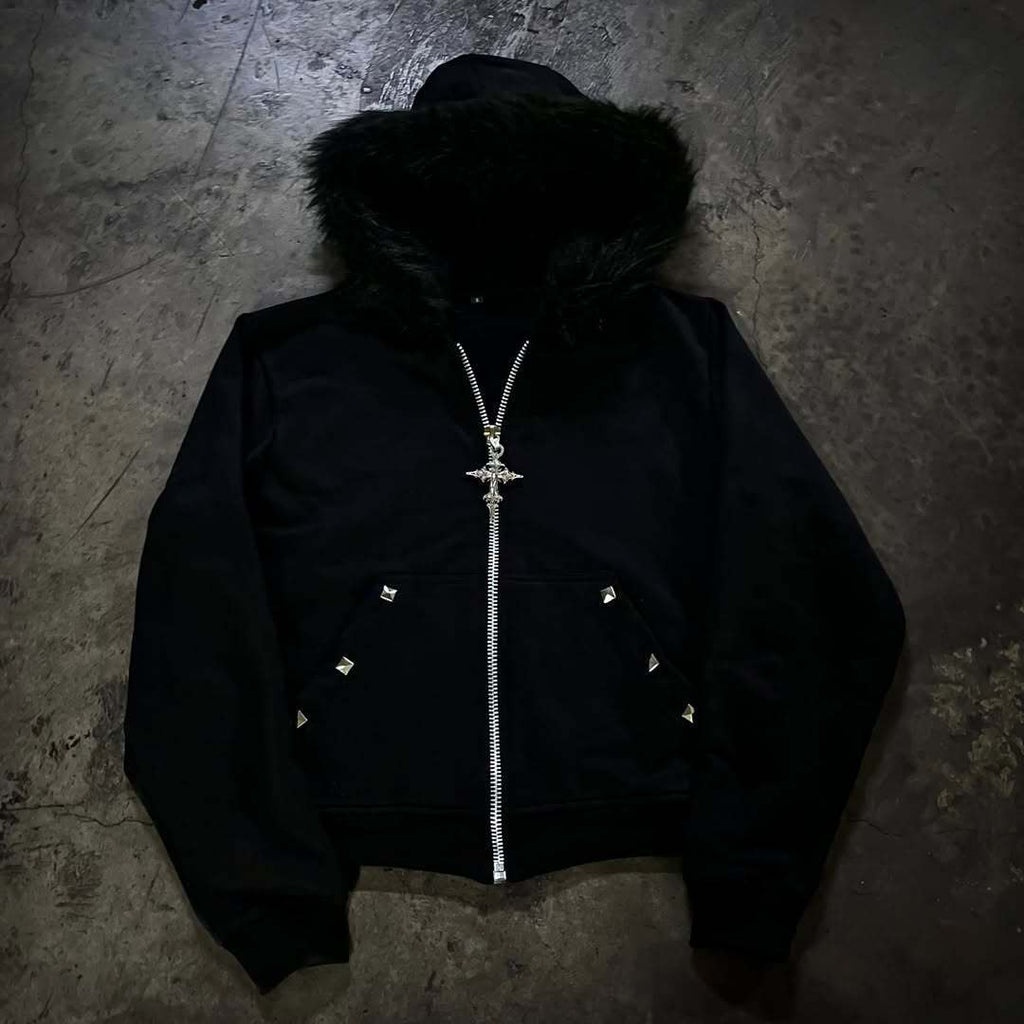 Chemise à capuche à manches longues