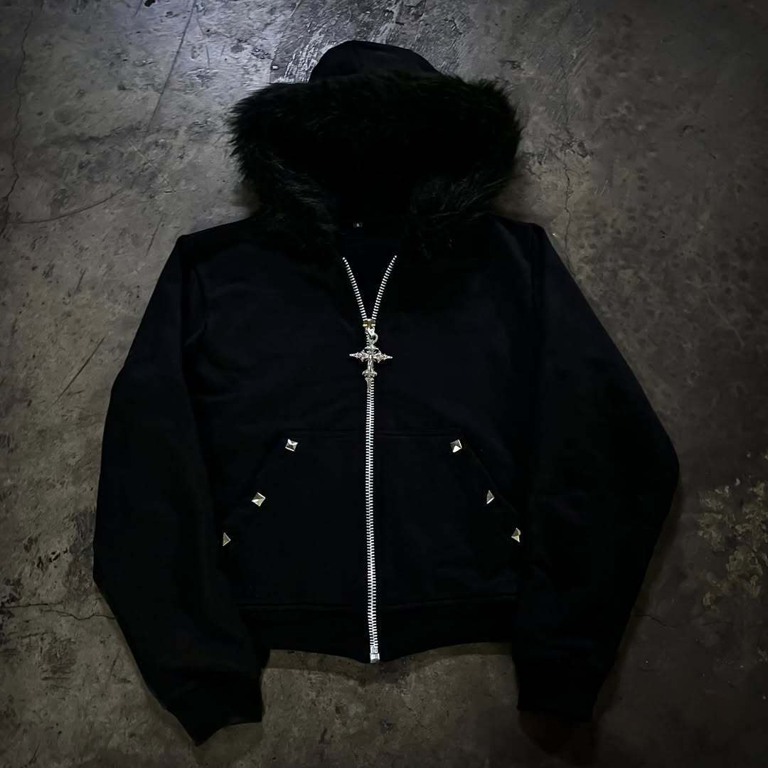 Chemise à capuche à manches longues