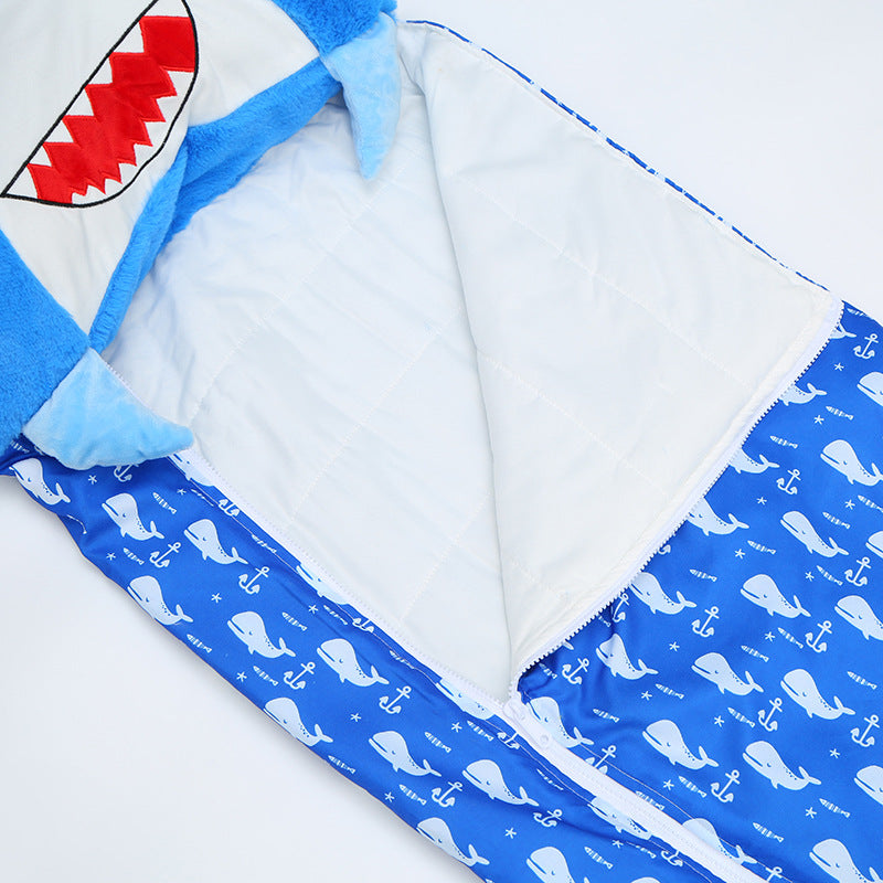 Enveloppe pour enfants Sac de couchage Bolster animal Couverture anti-dérapante pliante en une pièce