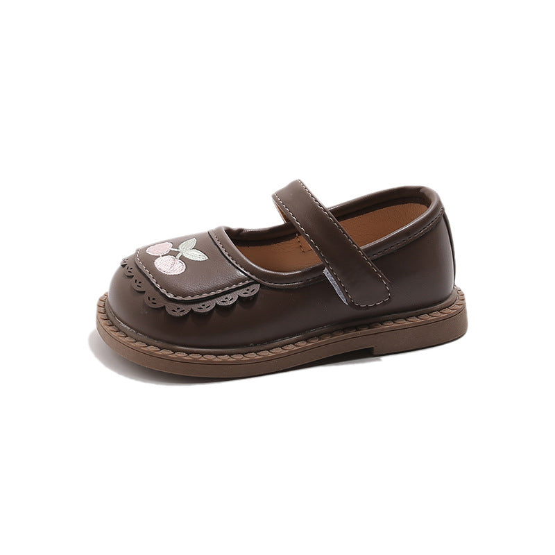 Chaussures à couche unique brodées respirantes