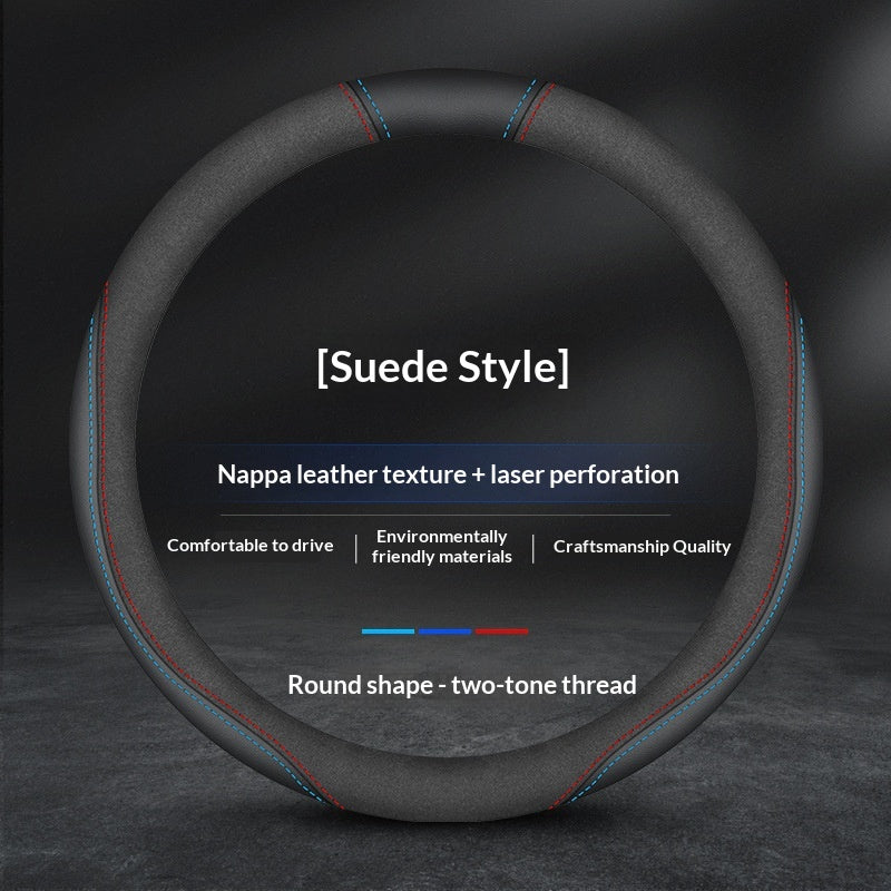 Four Seasons Patrol Leather Steering Wheel Cover