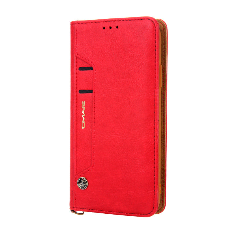 Rétro Multi-fonctions Wallet Flip Phone Case