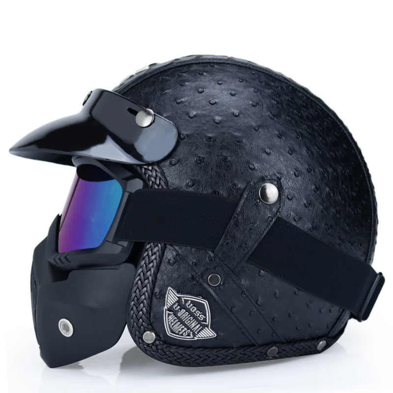 Retro Moto Casque Homme Moto