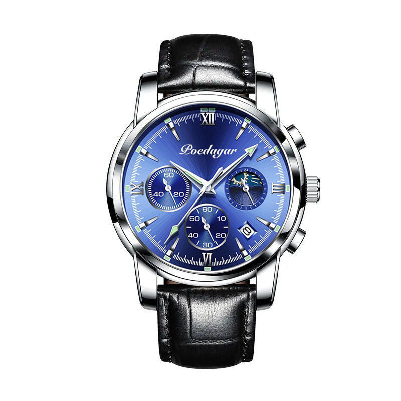 Montre Multifonctionnelle Homme Lumineuse Imperméable Quartz Montres